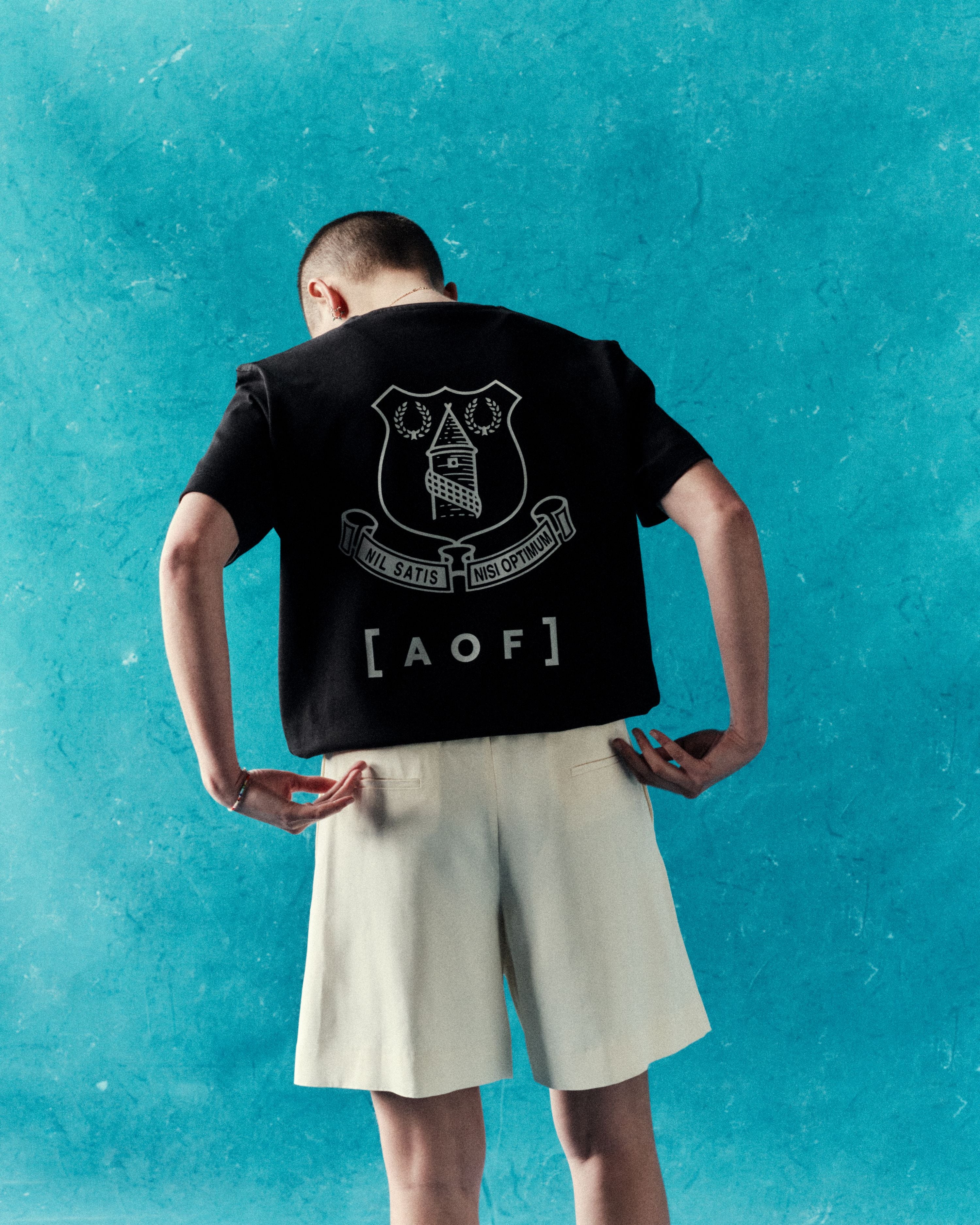 AOF x Everton Crest Tee | White Graphic T-shirt | Art of Football