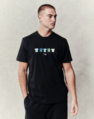 ART OF x Leeds Printed Classics Tee | Black Graphic Football T-shirt