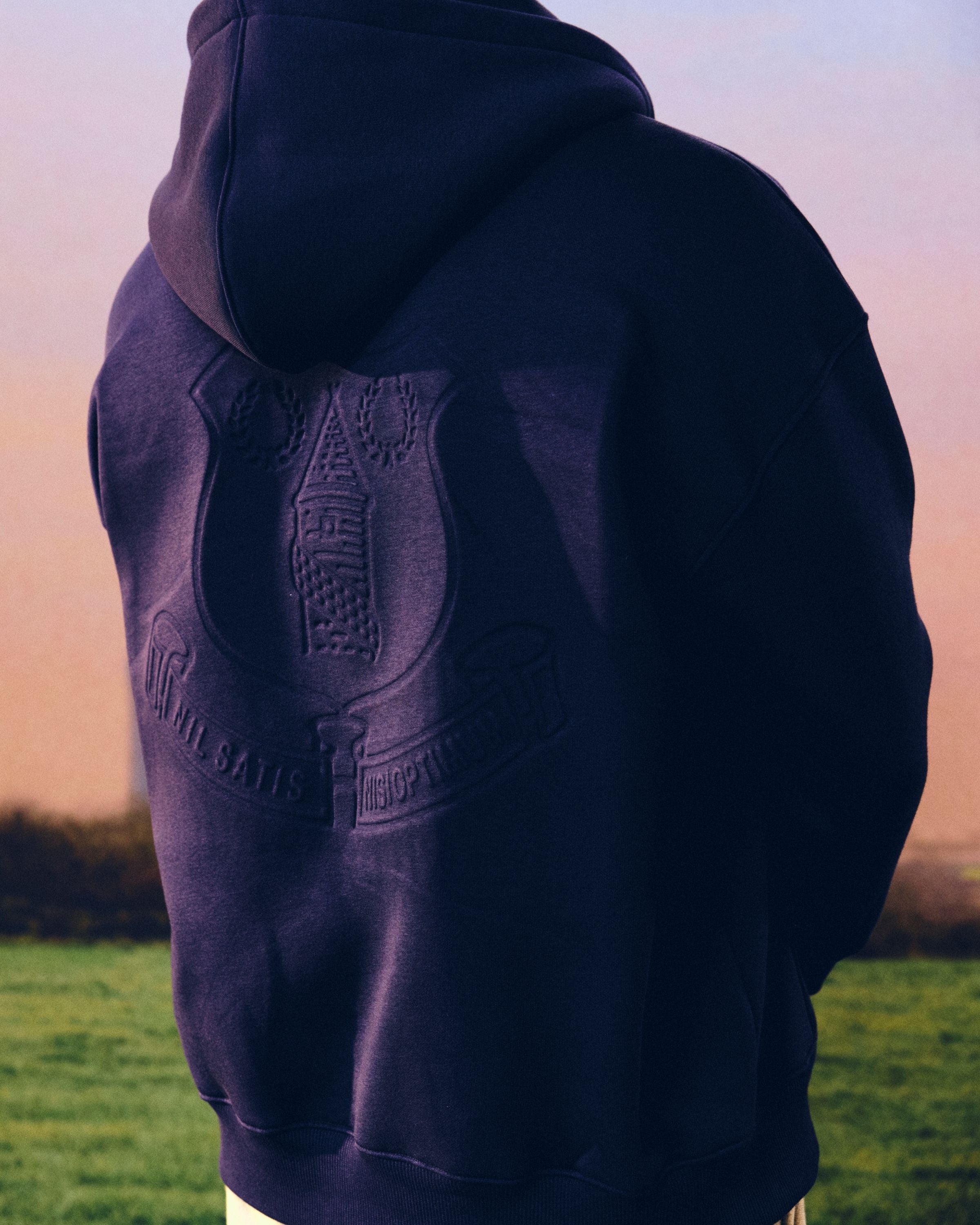 ART OF x Everton Zip Through Hoodie | EFC Debossed Football Sweat