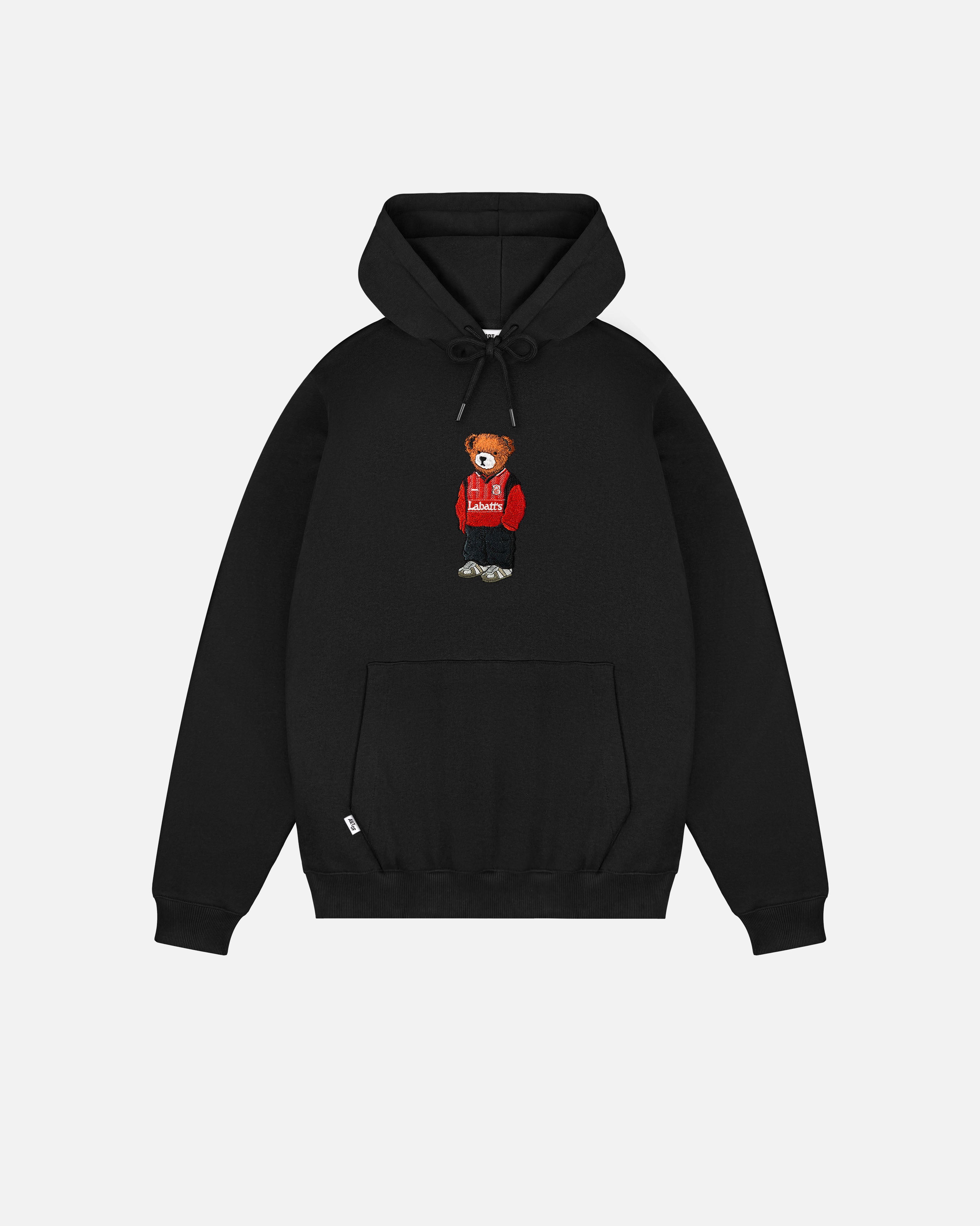 ART OF x Forest Pickles Hoodie | NFFC Black Embroidered Football Sweat