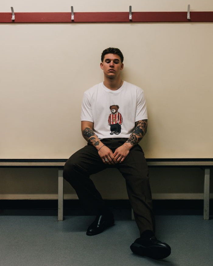 ART OF x Sunderland Home Pickles Tee | White Graphic Football T-shirt