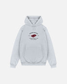 AOF Fulham Craven Cottage Embroidered Hoodie | Grey | Art of Football