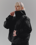 AOF Leeds United Shell Jacket | Black Coat | Art of Football