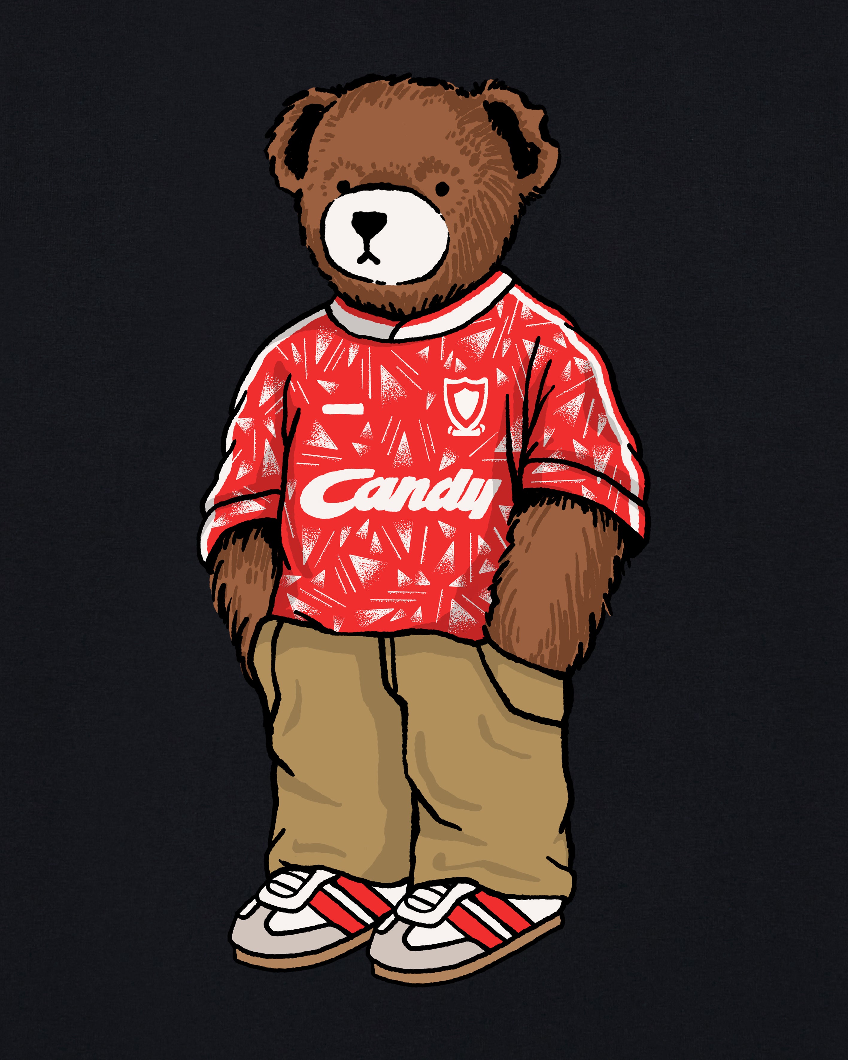 AOF x LFC Home Pickles Tee | Black & White T-shirt | Art of Football