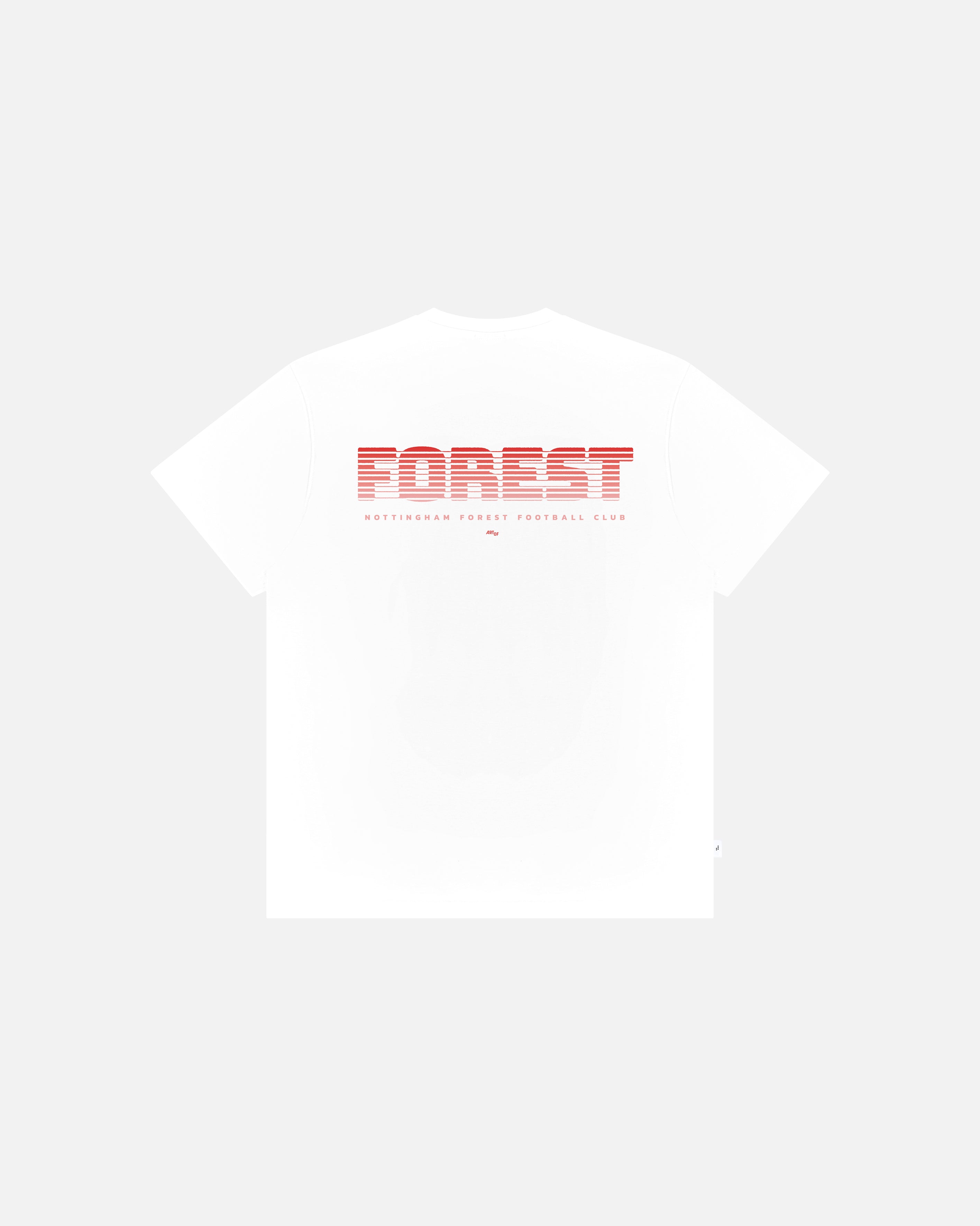 ART OF x Forest 00s Type Tee | NFFC White Graphic Football T-shirt