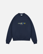 AOF Oxford United Embroidered Classics | Navy Sweat | Art of Football