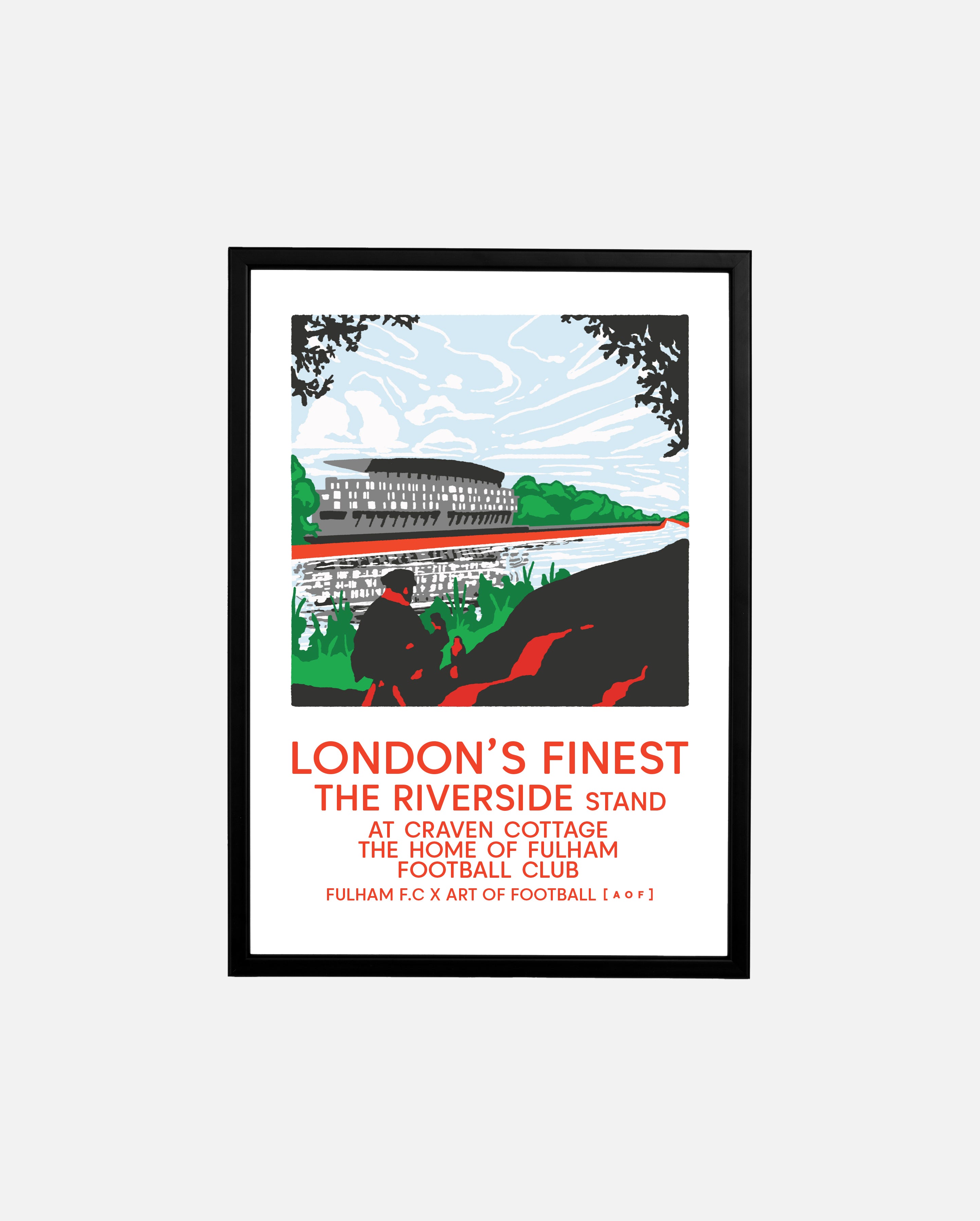 AOF Riverside Stand Print | Wall Art | Art of Football