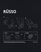 AOF x Russo Tee | Black Graphic Tee | Art of Football