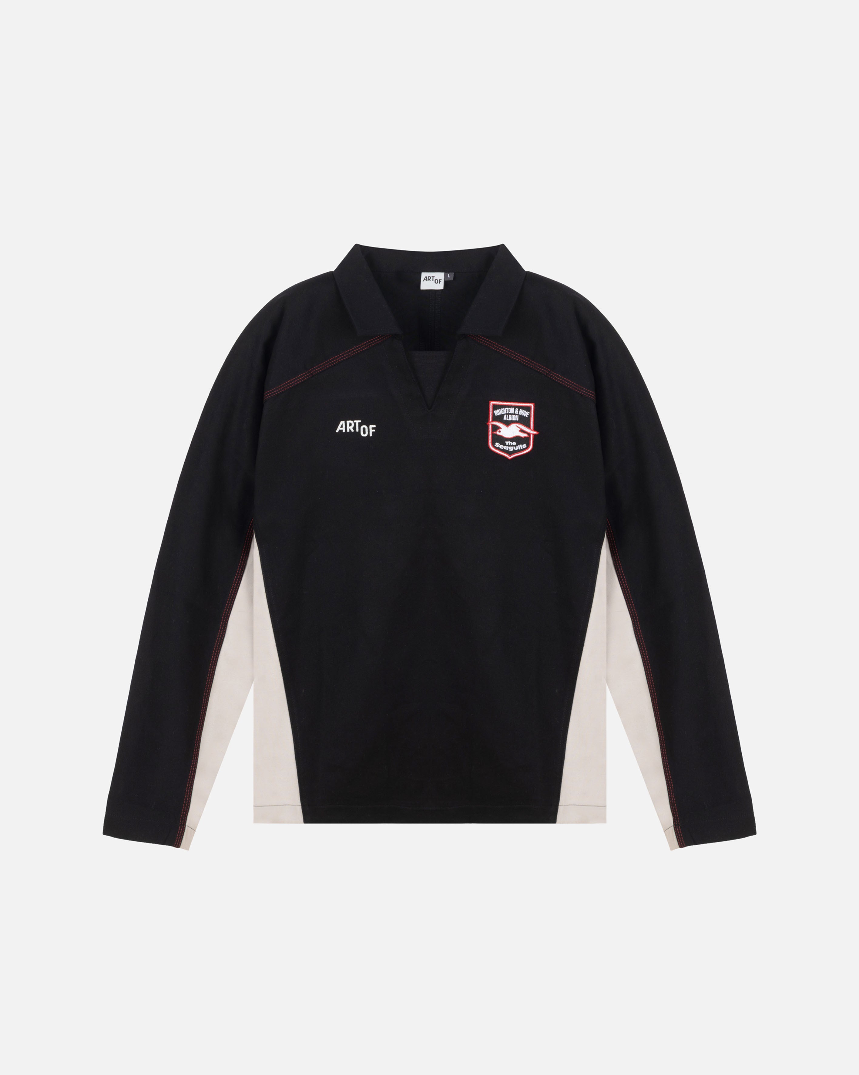 ART OF x Brighton Drill Top | Long Sleeved Embroidered Football Merch