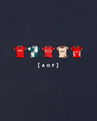 AOF LFC Printed Classics Tee | Navy Graphic T-shirt | Art of Football