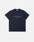 AOF Toon Printed Classics Tee | Navy Graphic T-shirt | Art of Football