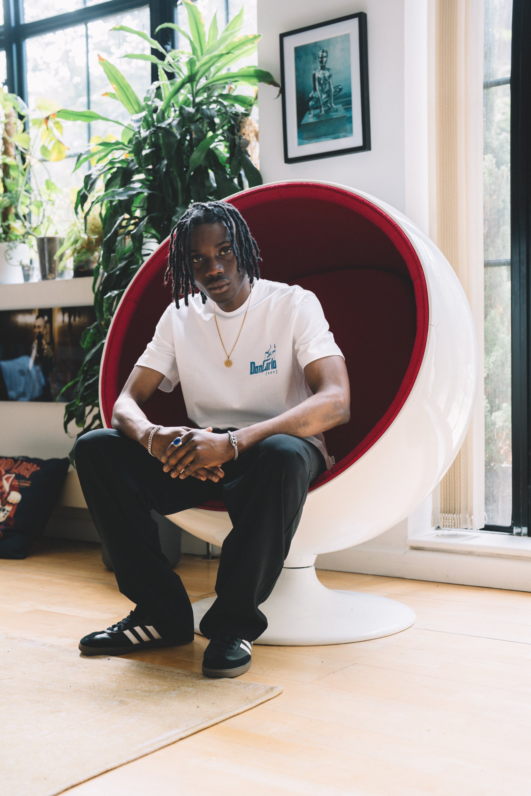 ART OF Football Don Carlo Tee | AOF White Graphic T-shirt