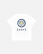 AOF x Leeds 90s Crest Tee | White Graphic T-shirt | Art of Football