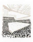 ART OF Toon 12th Man Tee | White Graphic Football T-shirt