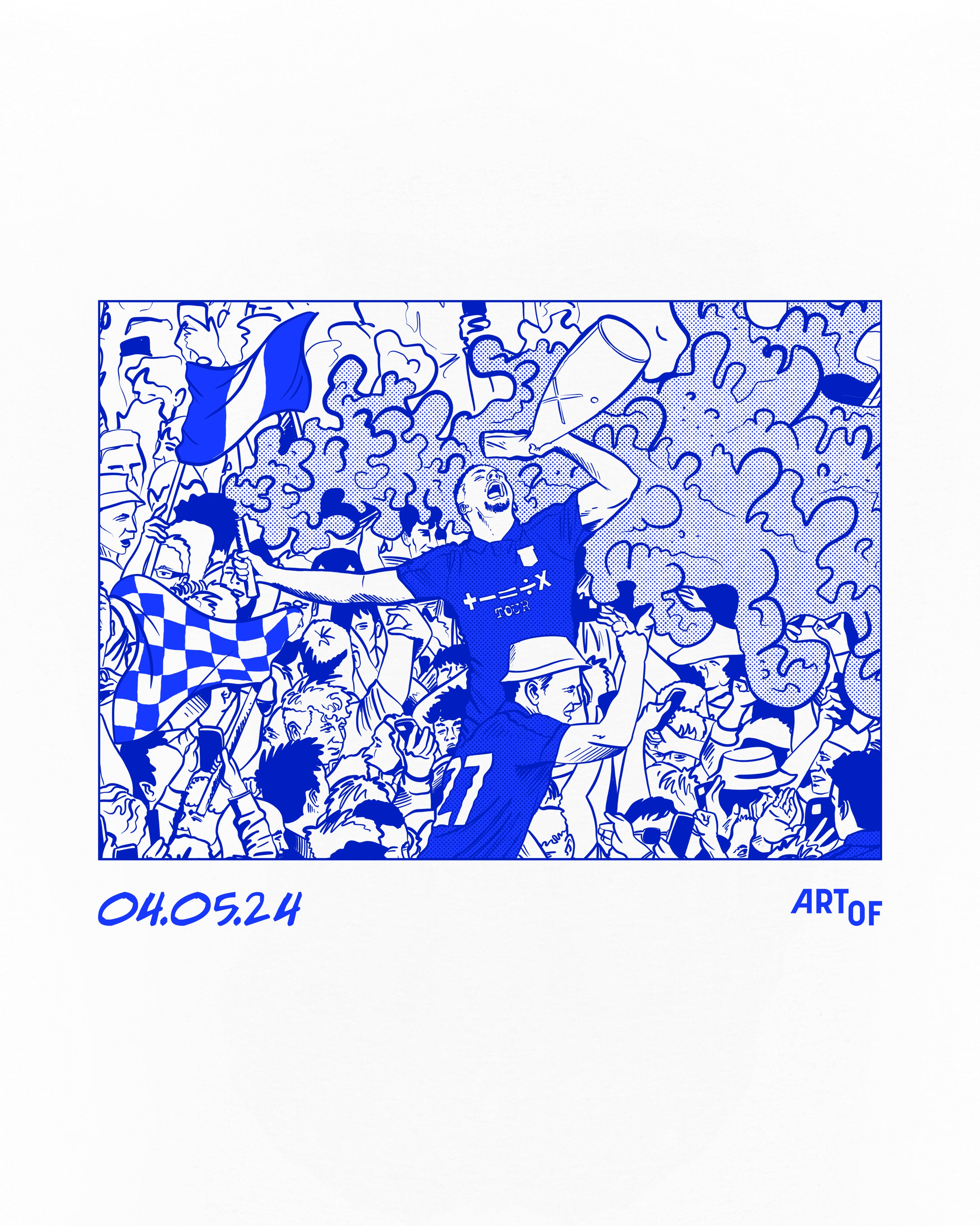 ART OF This is what it's all about  Tee | White Football T-shirt