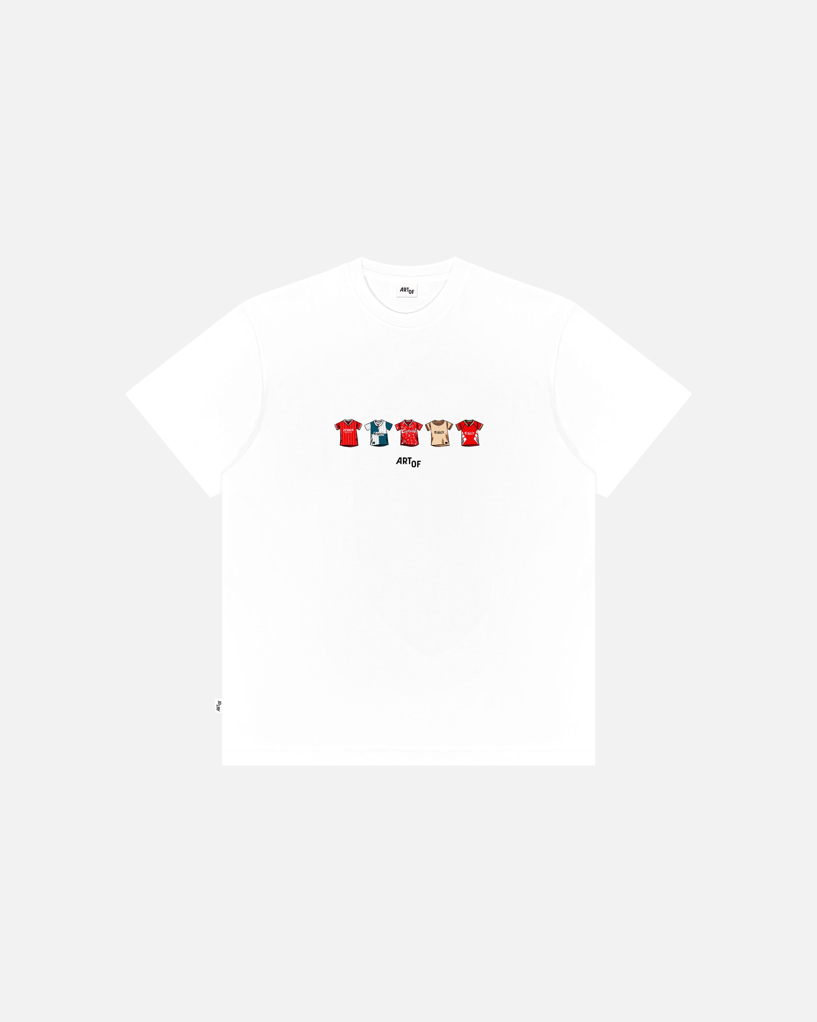 ART OF x LFC Printed Classics Tee | White Graphic Football T-shirt