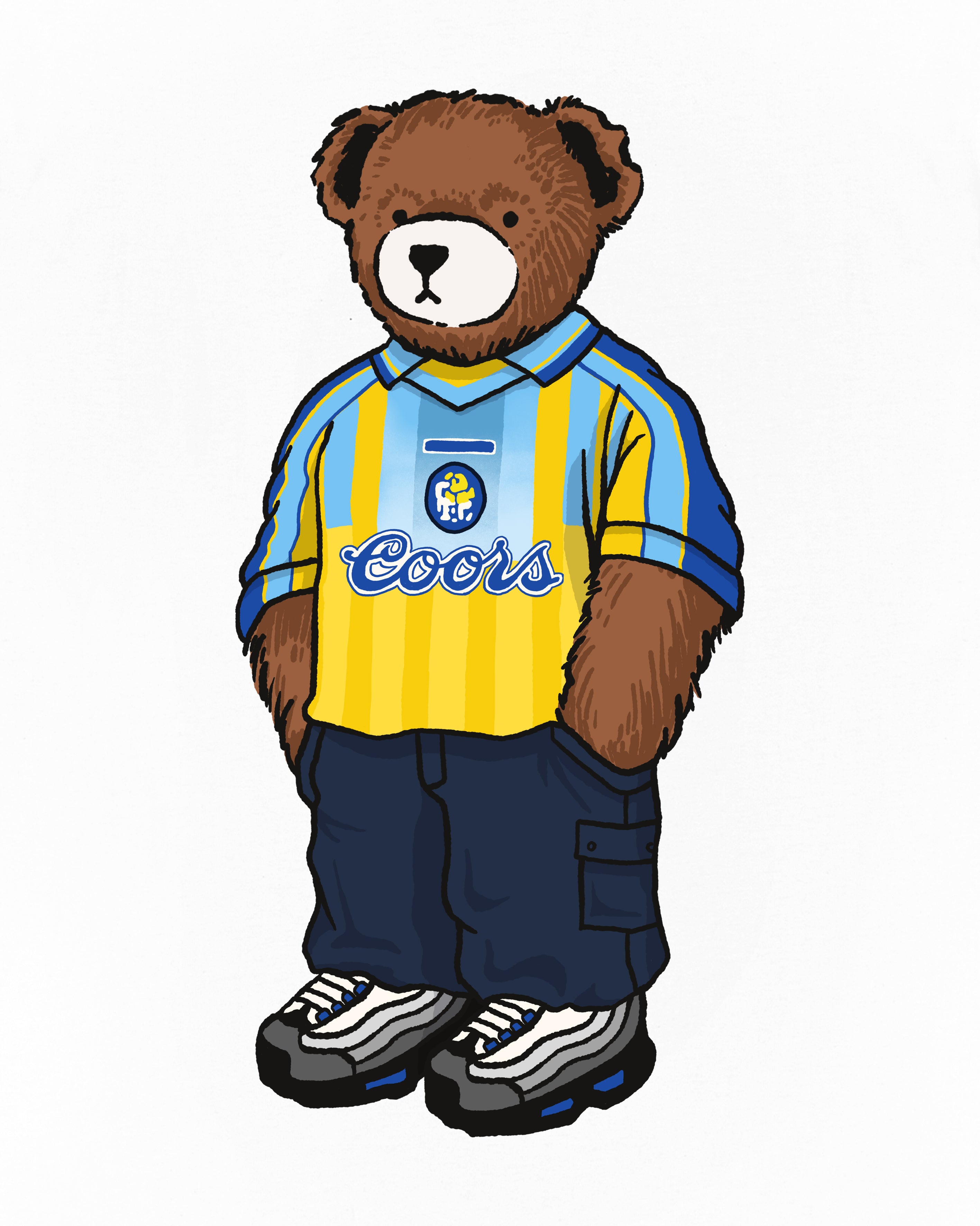 AOF x Pensioners Away Pickles Tee | White T-shirt | Art of Football