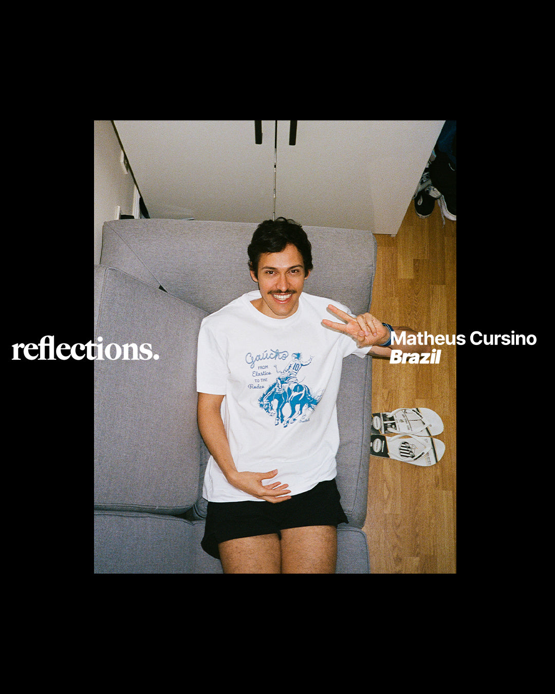 ART OF Reflections. ​Matheus representing Brazil. Short film series for the World Cup. Football, national identity, belonging and culture.