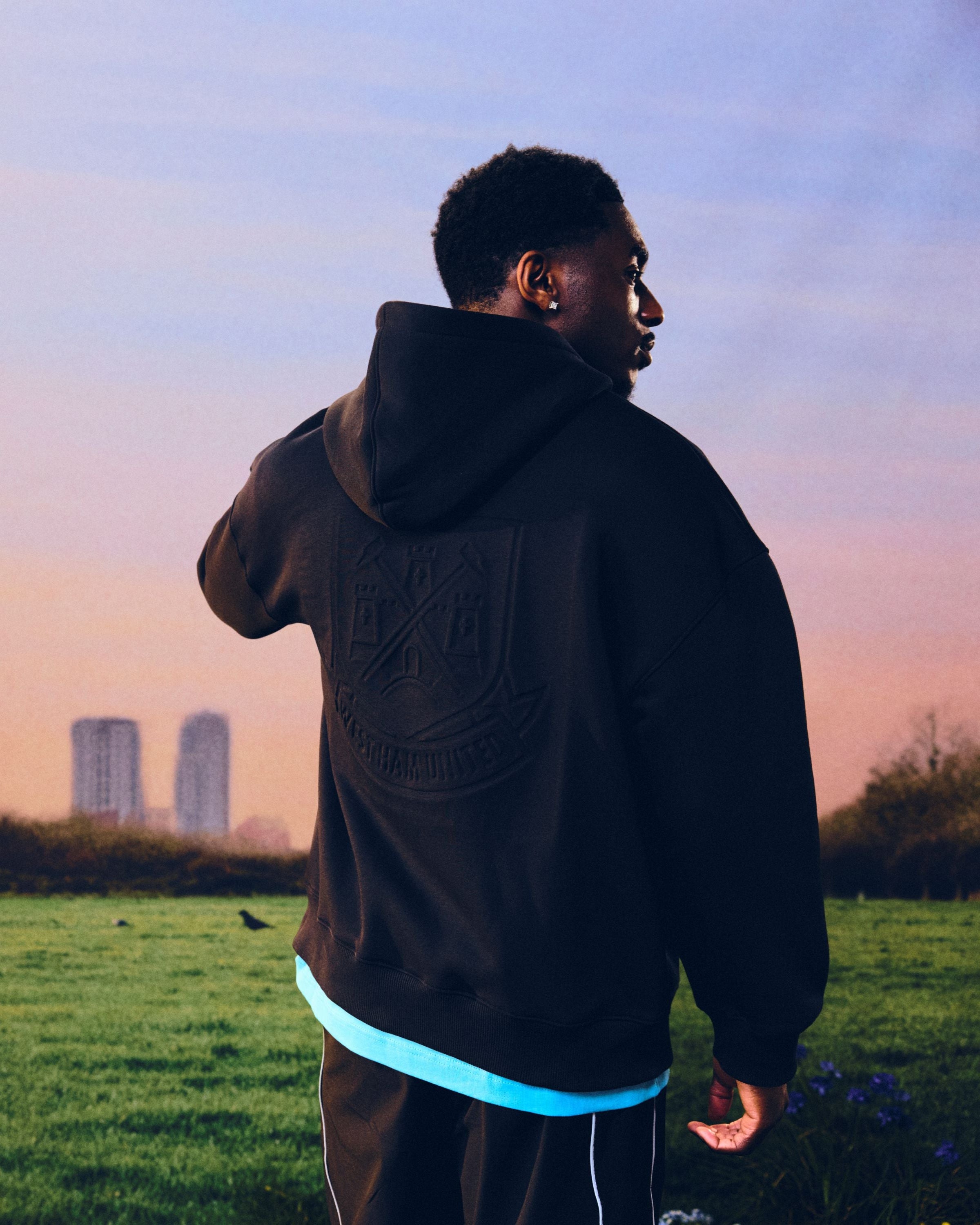 ART OF x West Ham United Zip Through Hoodie | Debossed Football Sweat