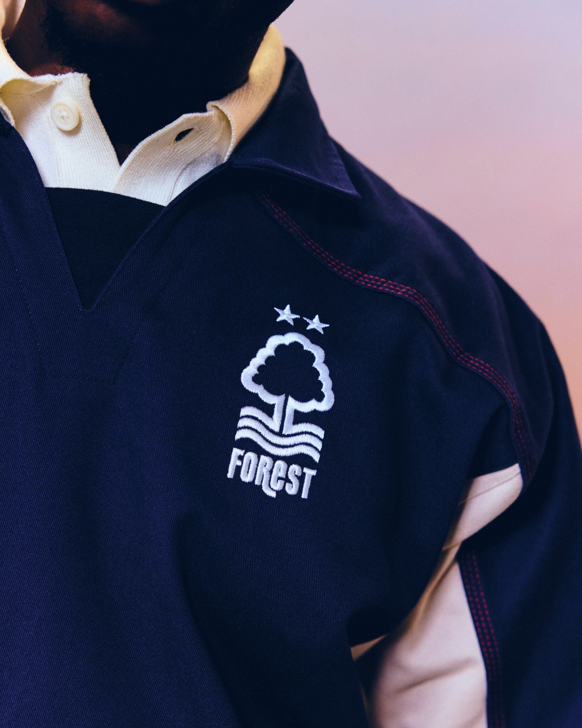 ART OF x Forest Drill Top | Long Sleeved Embroidered Football Merch