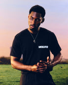 ART OF x Wolves 00s Type Tee | Black Graphic Football T-shirt