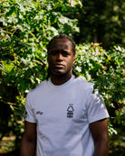 ART OF x Forest Heritage Tee | White Graphic Football T-shirt