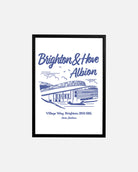 ART OF x Brighton Motel Framed Print | BHAFC Football Wall Art