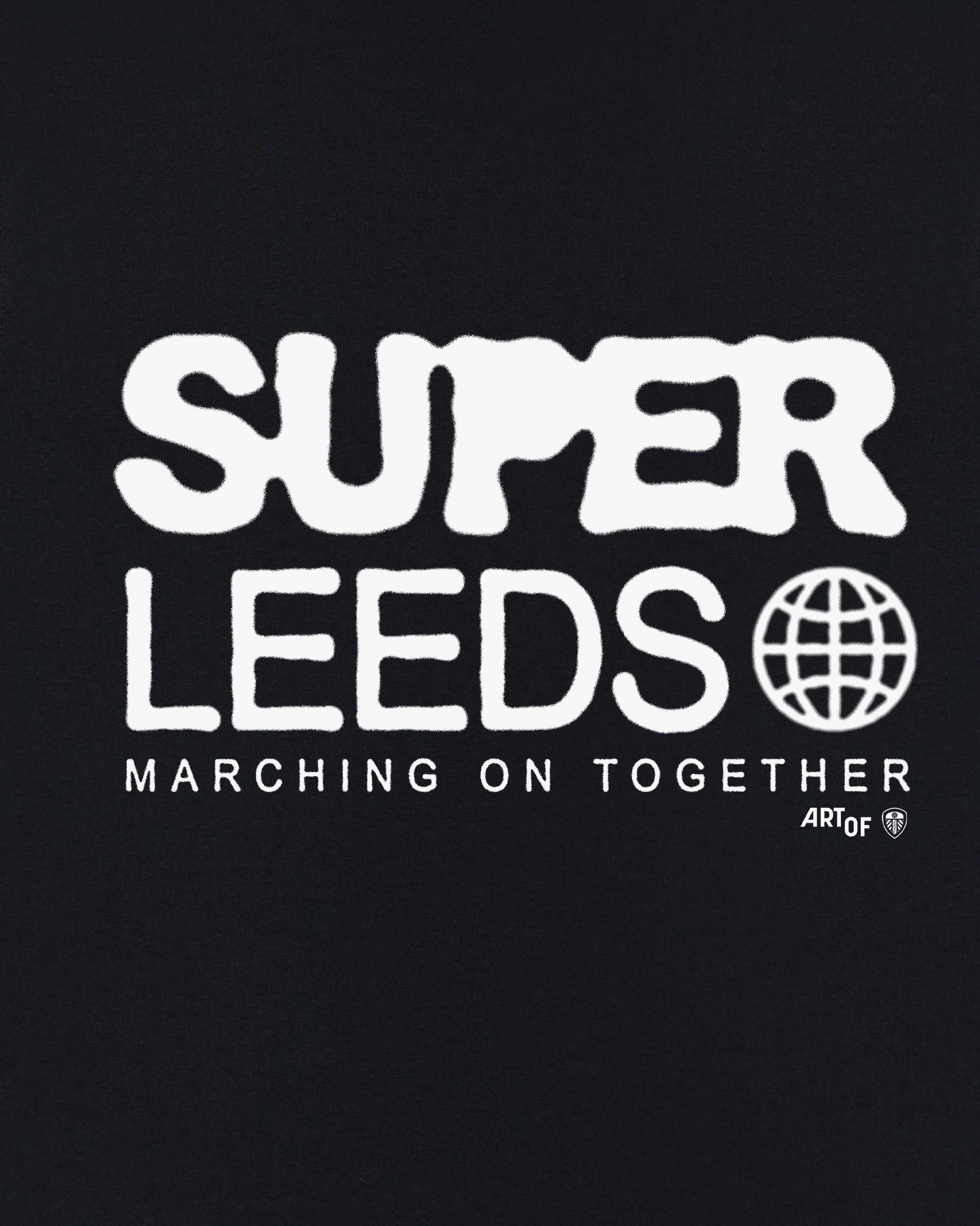 ART OF x Leeds United 00s Graphic Tee | LUFC Black Football T-shirt