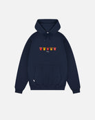ART OF Football x Forest Embroidered Classics Navy Hoodie | AOF x NFFC