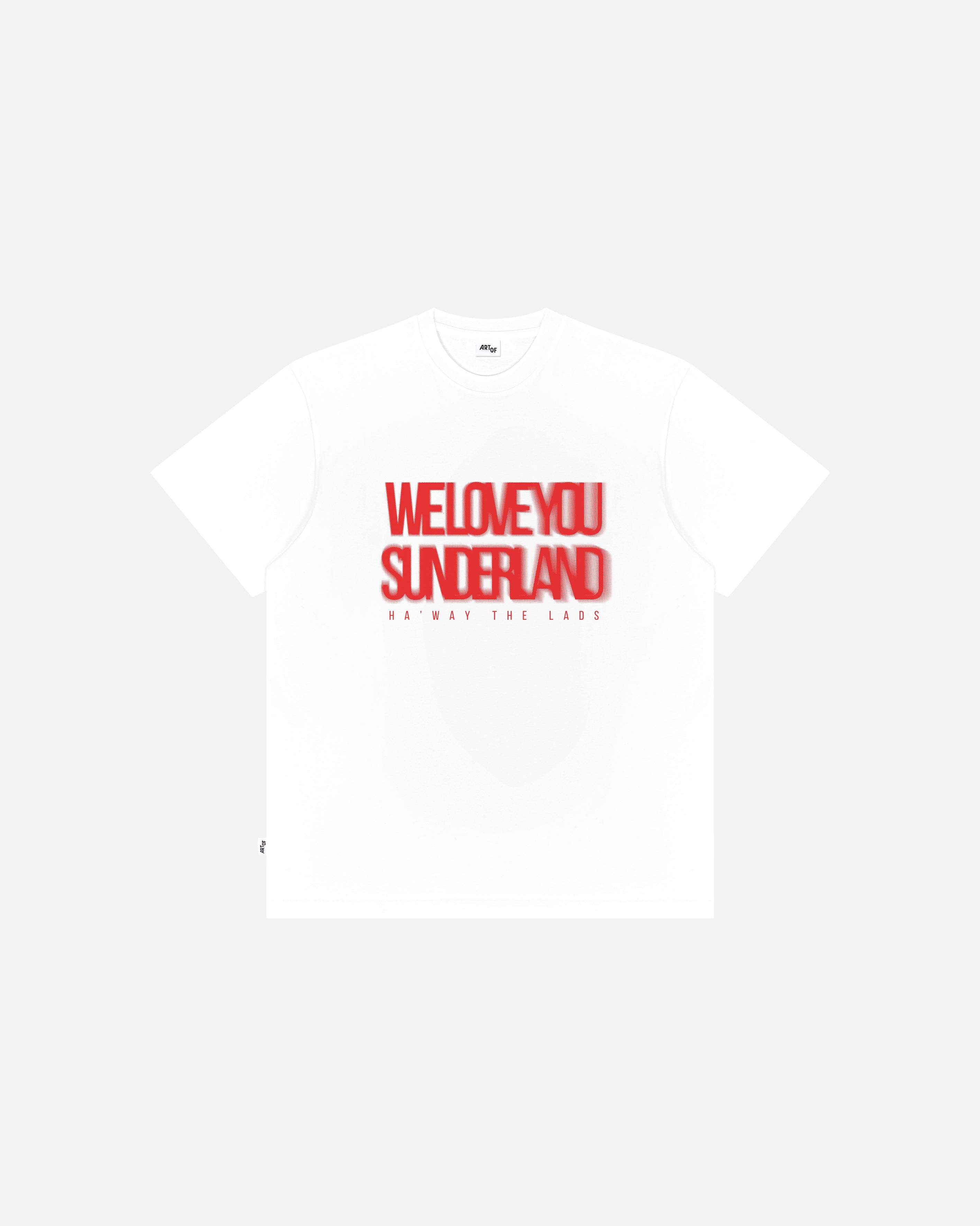 ART OF x Sunderland 00s Graphic Tee | White Graphic Football T-shirt