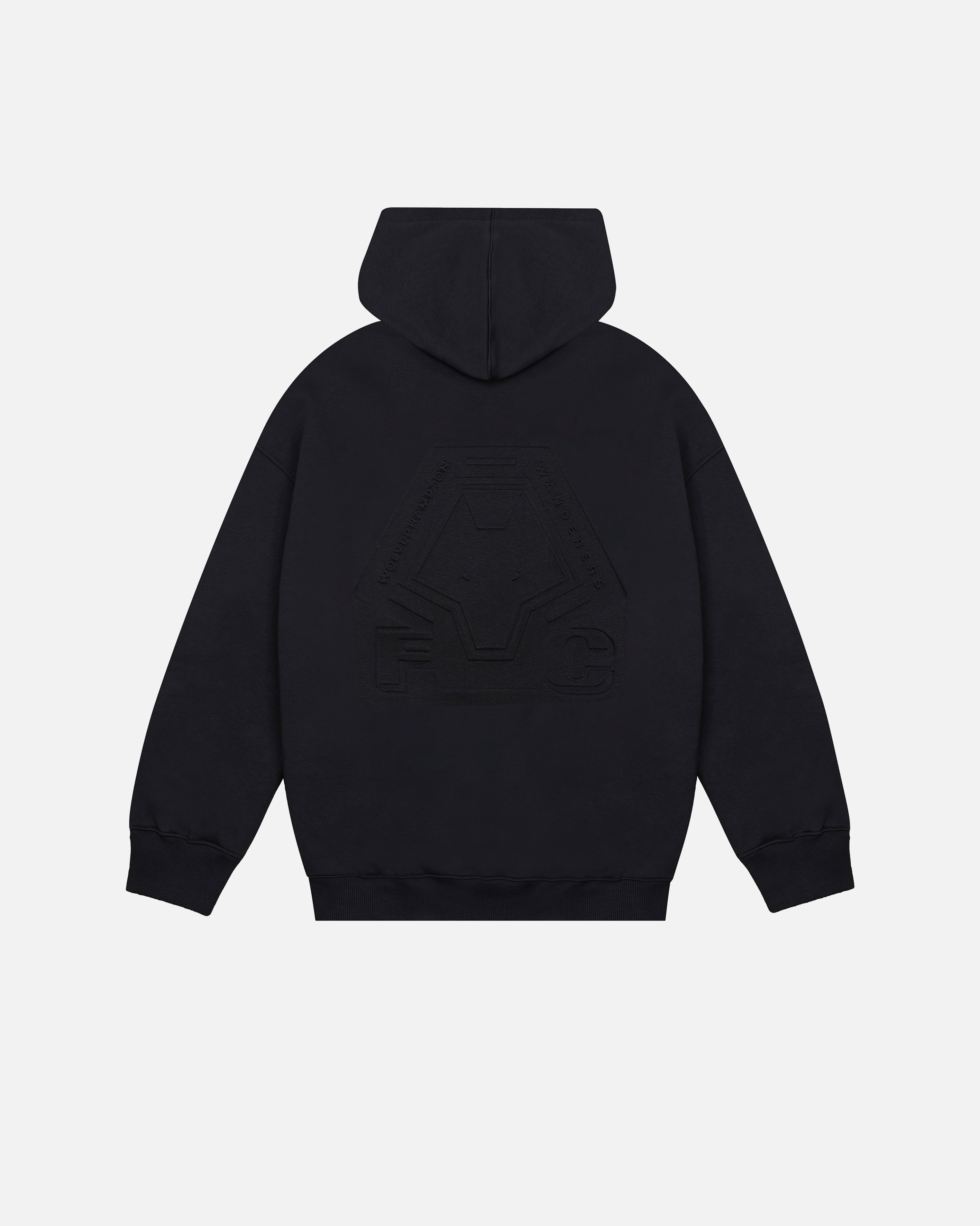 ART OF x Wolves Zip Through Hoodie | Debossed Football Sweat