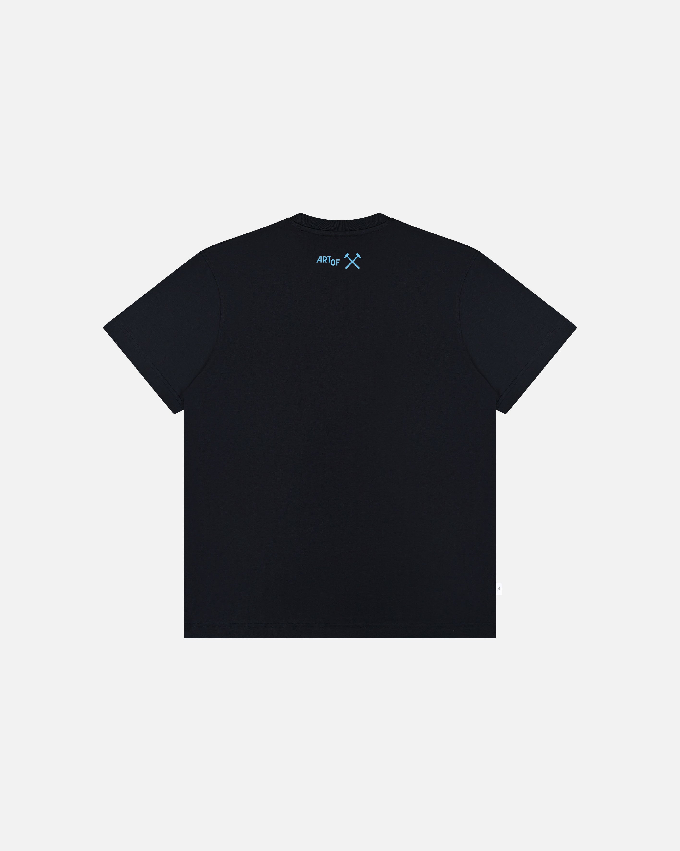 ART OF x West Ham Chrome Irons Tee | Black Graphic Football T-shirt