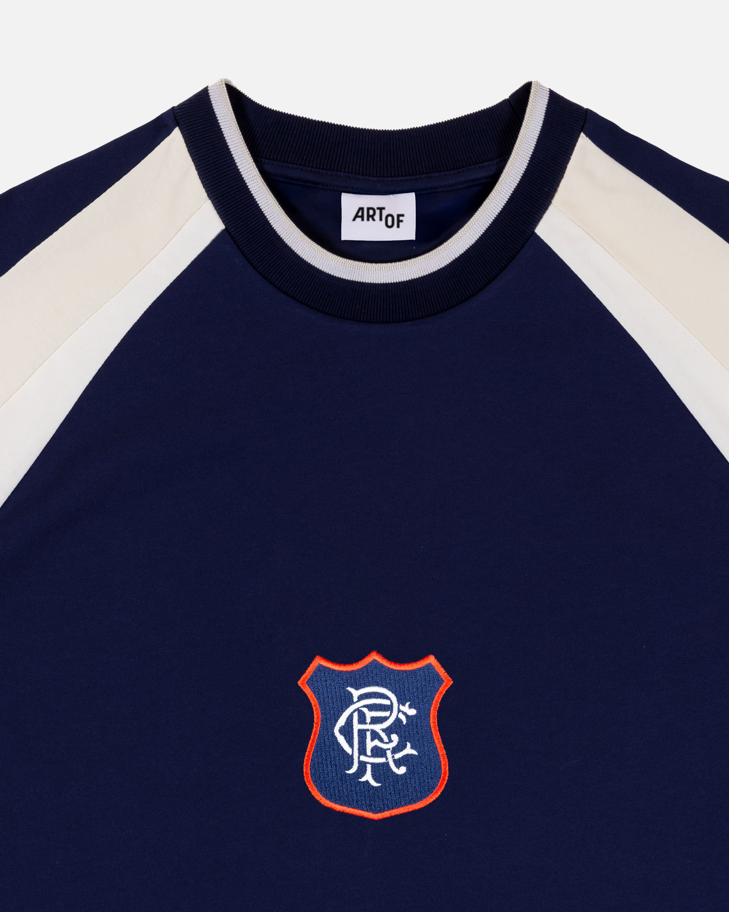 ART OF Football x Rangers 90s Oversized Panelled Tee | AOF T-shirt