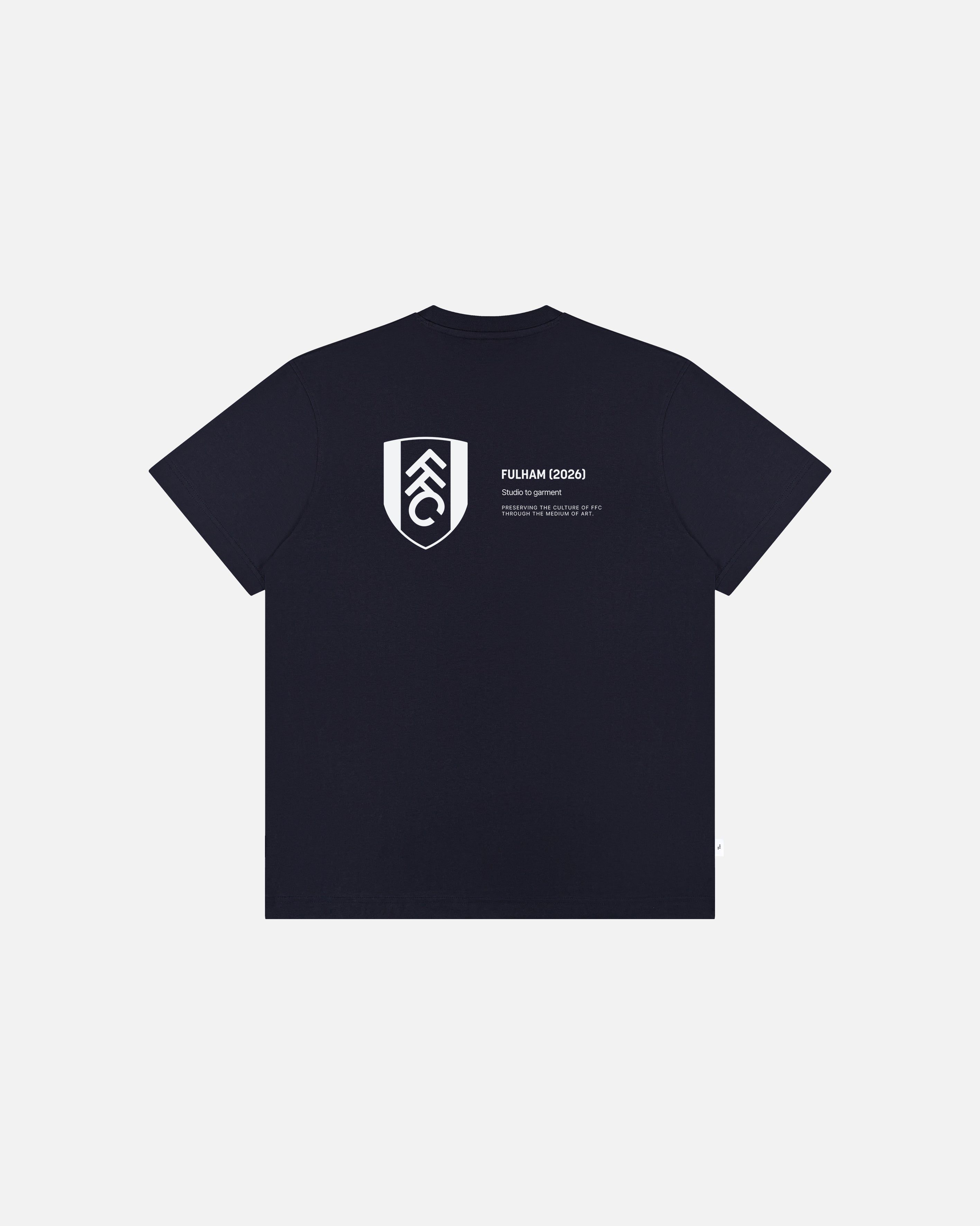 ART OF x Fulham Gallery Tee | FFC Navy Graphic Football T-shirt