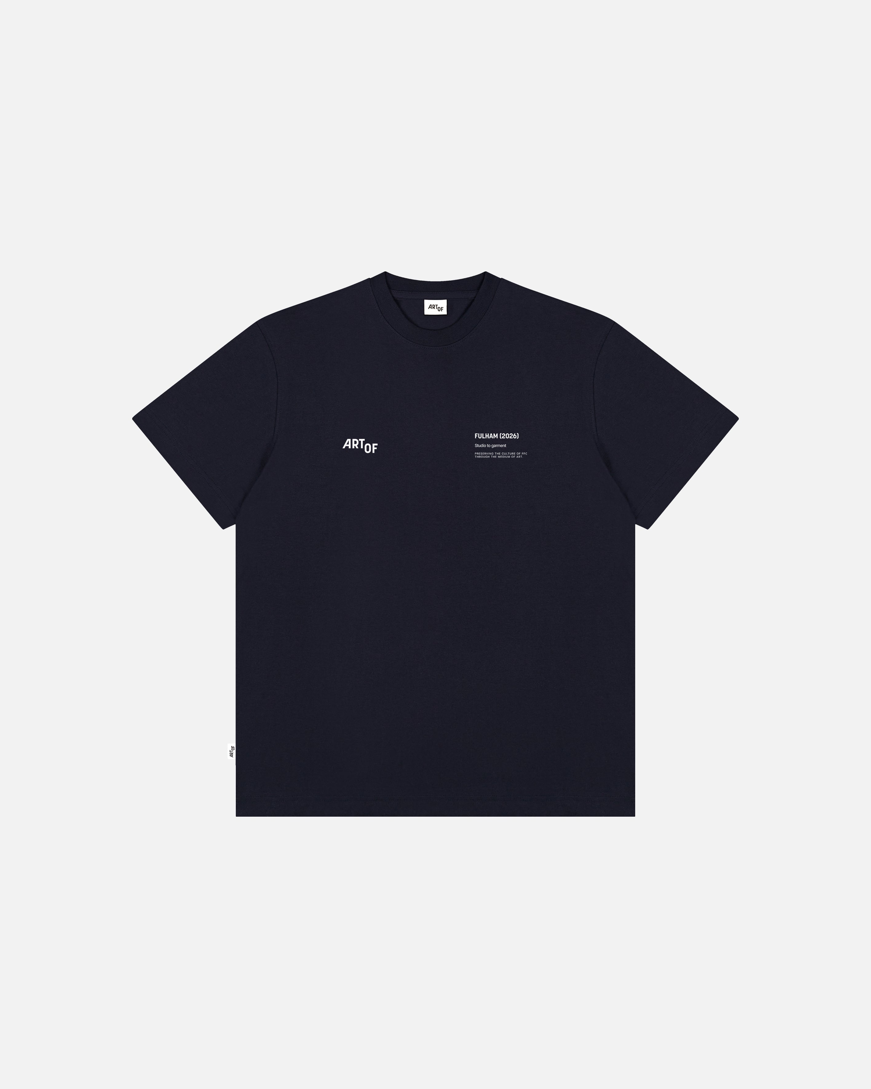 ART OF x Fulham Gallery Tee | FFC Navy Graphic Football T-shirt
