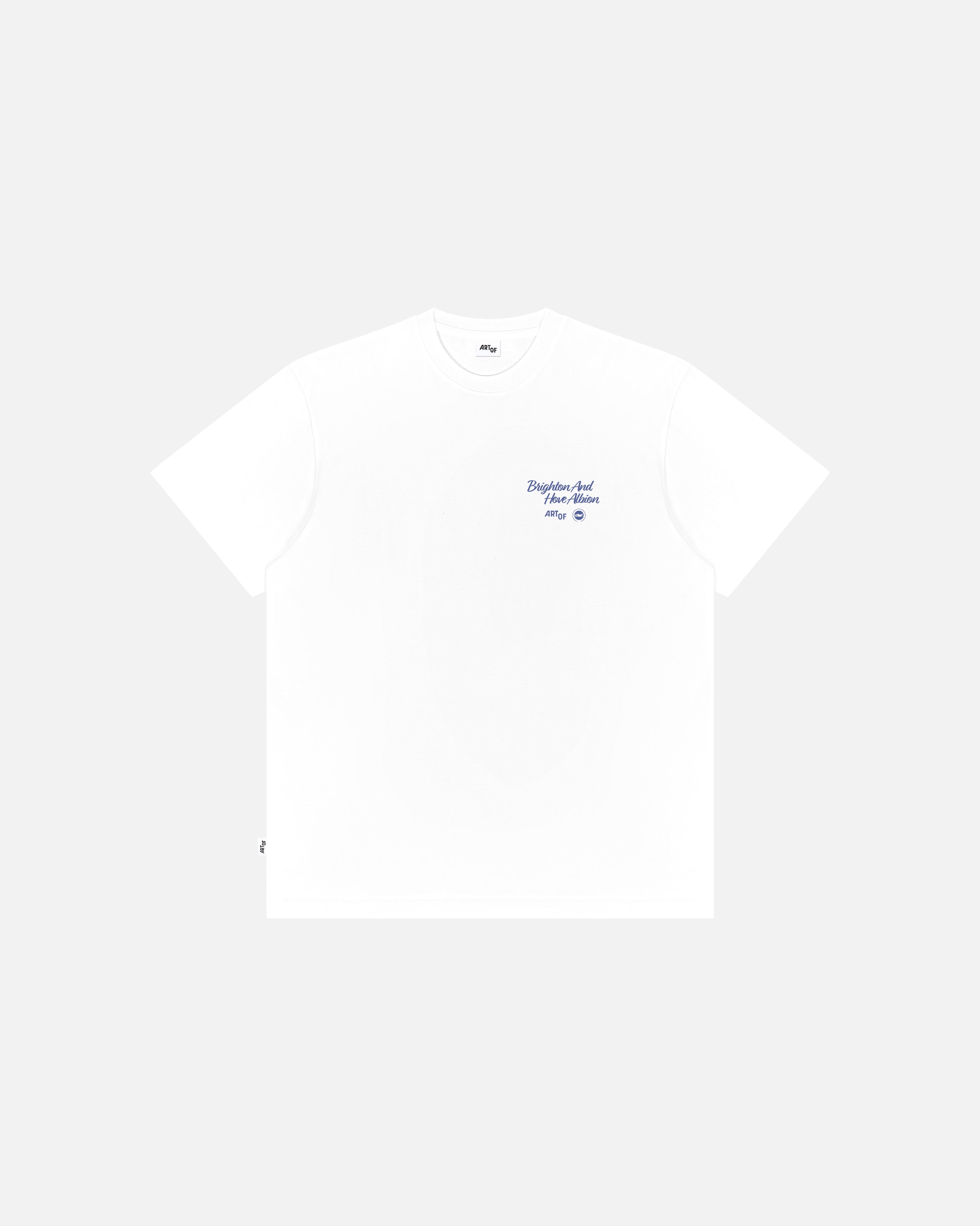 ART OF x Brighton Motel Tee | BHAFC White Graphic Football T-shirt